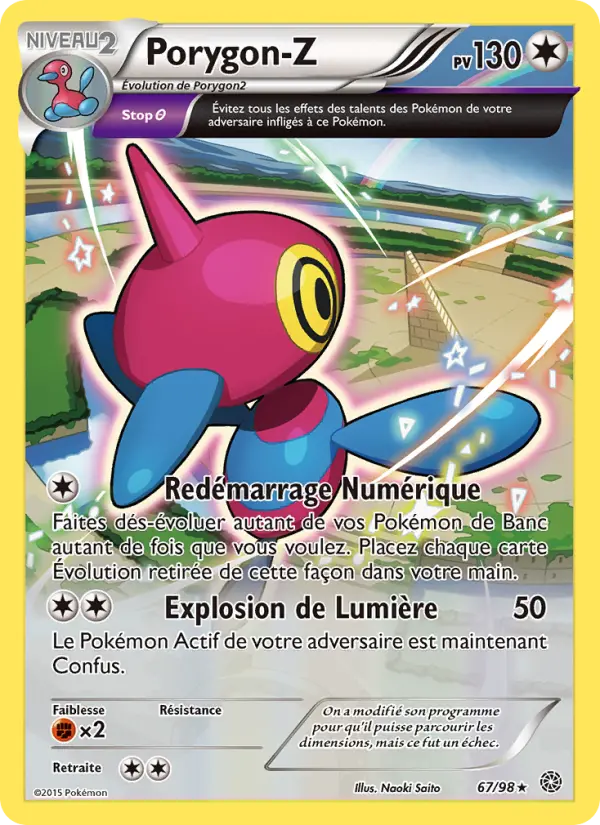 Porygon-Z — carte 67 de l’extension Origines Antiques