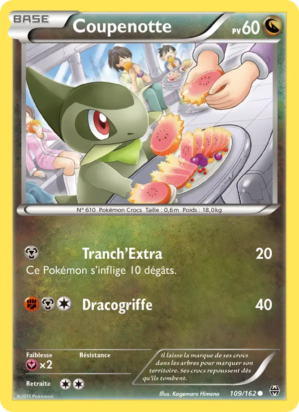 Coupenotte — carte 109 de l’extension Impulsion Turbo