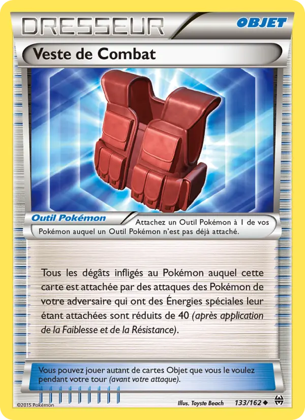 Veste de Combat — carte 133 de l’extension Impulsion Turbo