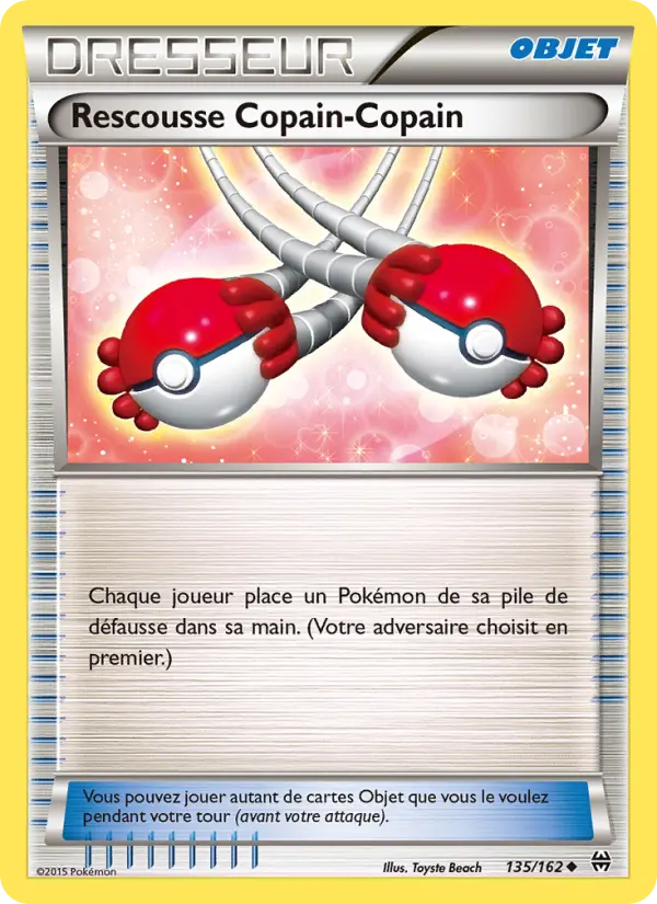 Rescousse Copain-Copain — carte 135 de l’extension Impulsion Turbo