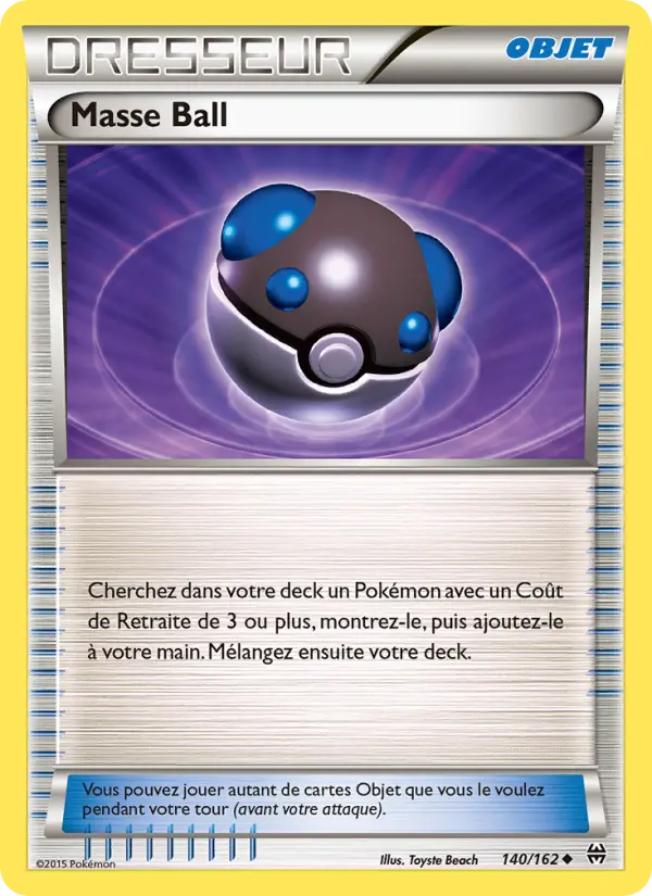 Masse Ball — carte 140 de l’extension Impulsion Turbo