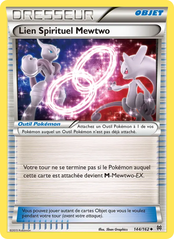 Lien Spirituel Mewtwo — carte 144 de l’extension Impulsion Turbo