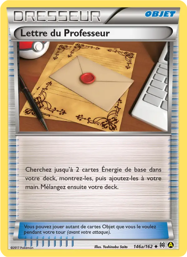 Lettre du Professeur — carte 146a de l’extension Impulsion Turbo