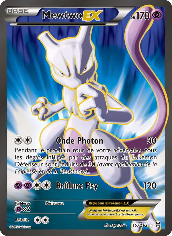 Mewtwo EX — carte 157 de l’extension Impulsion Turbo