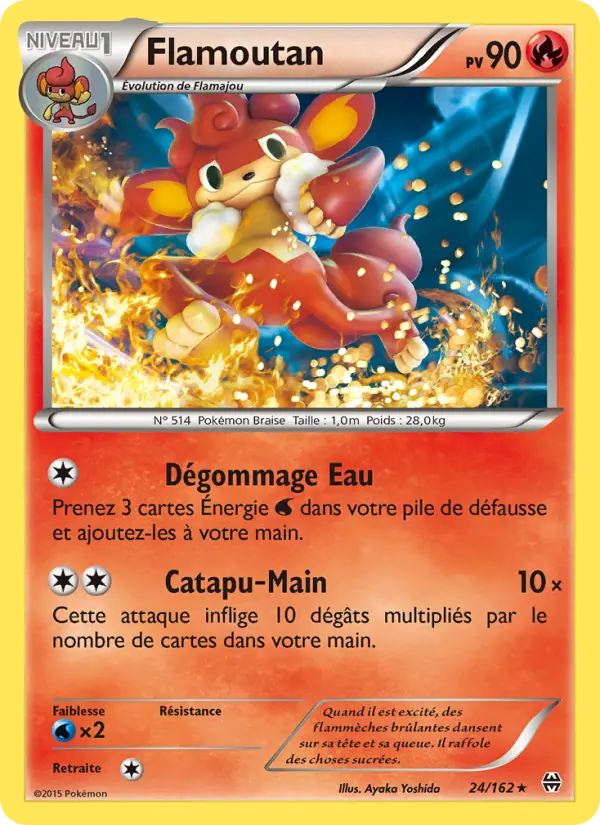 Flamoutan — carte 24 de l’extension Impulsion Turbo