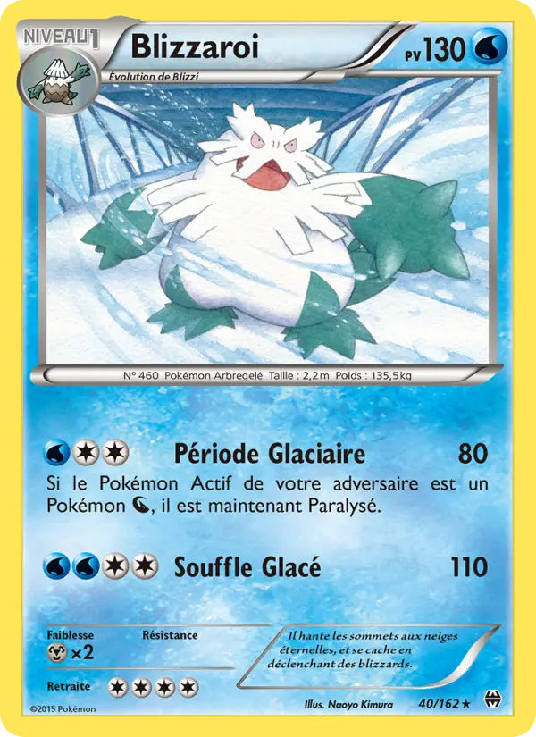 Blizzaroi — carte 40 de l’extension Impulsion Turbo