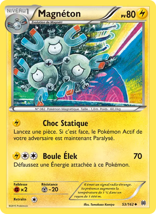 Magnéton — carte 53 de l’extension Impulsion Turbo