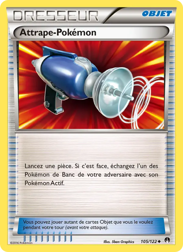 Attrape-Pokémon — carte 105 de l’extension Rupture Turbo