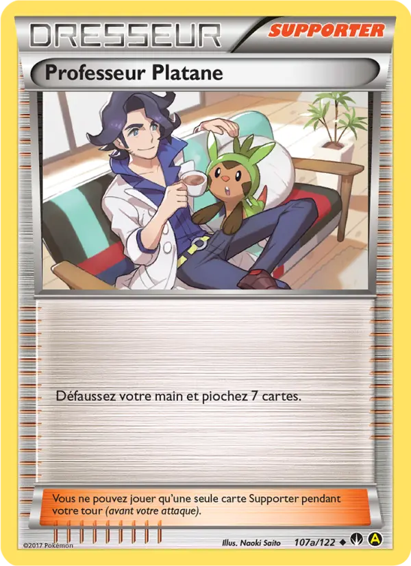 Professeur Platane — carte 107a de l’extension Rupture Turbo
