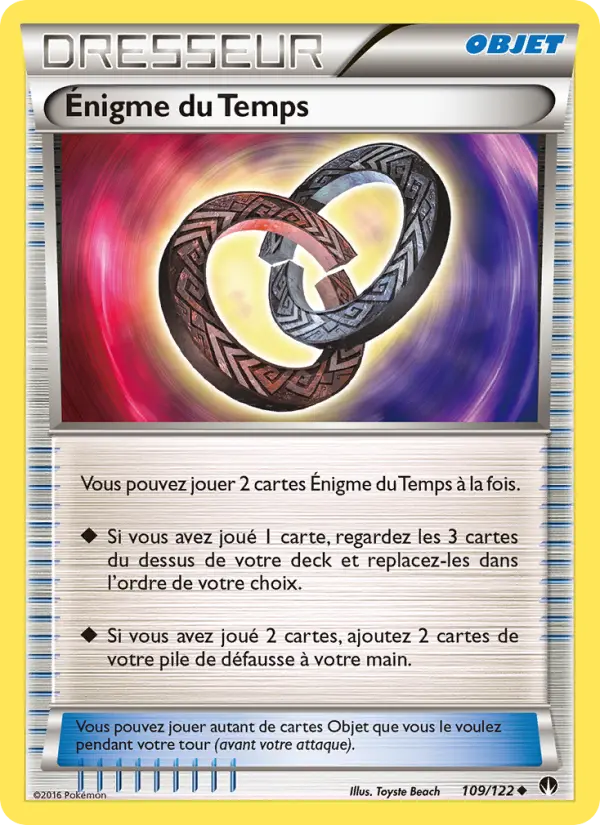 Énigme du Temps — carte 109 de l’extension Rupture Turbo