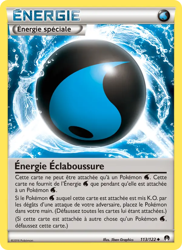 Énergie Éclaboussure — carte 113 de l’extension Rupture Turbo