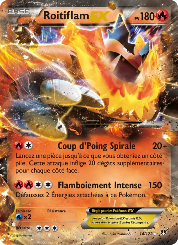Roitiflam EX — carte 14 de l’extension Rupture Turbo