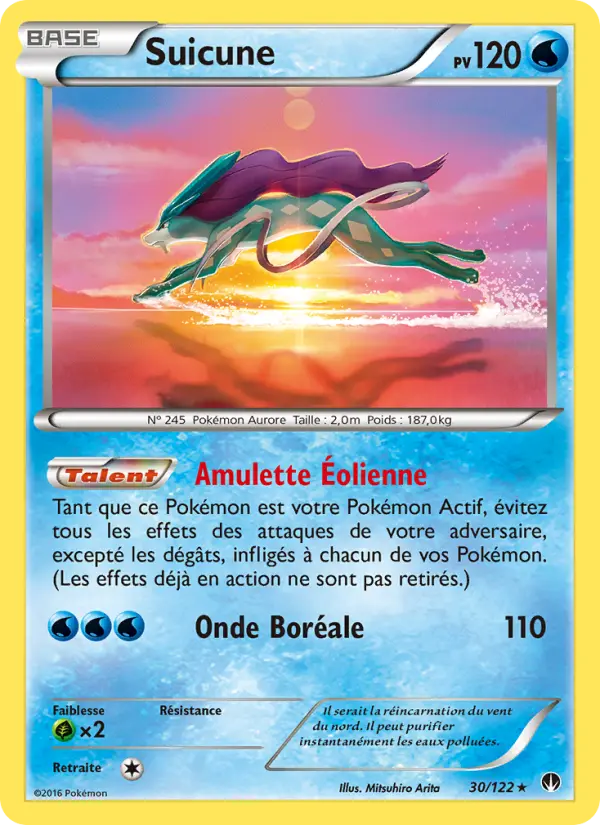 Suicune — carte 30 de l’extension Rupture Turbo