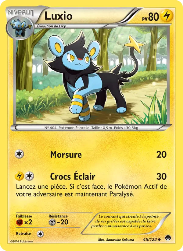Luxio — carte 45 de l’extension Rupture Turbo
