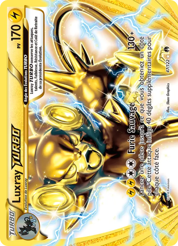 Luxray TURBO — carte 47 de l’extension Rupture Turbo