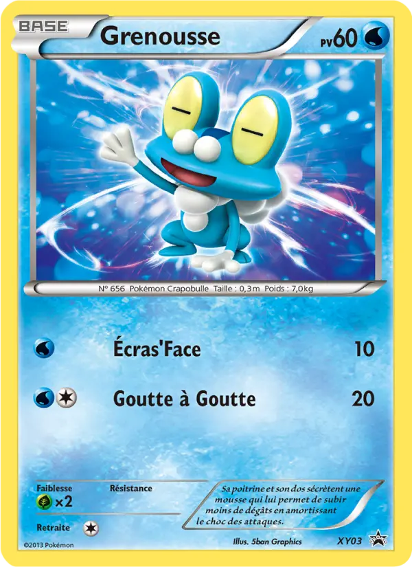 Grenousse — carte XY03 de l’extension Promo XY