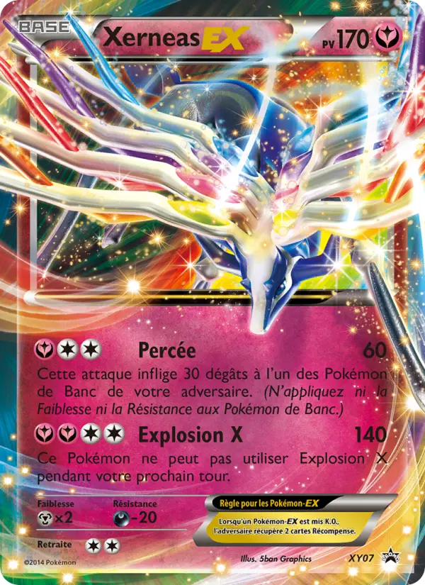 Xerneas EX — carte XY07 de l’extension Promo XY