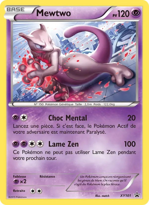 Mewtwo — carte XY101 de l’extension Promo XY