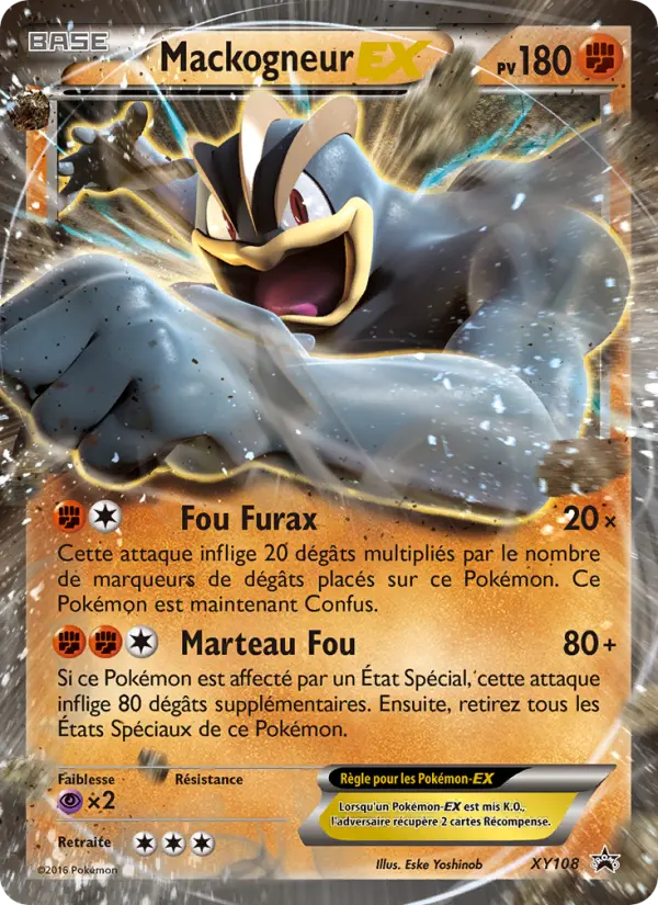 Mackogneur EX — carte XY108 de l’extension Promo XY