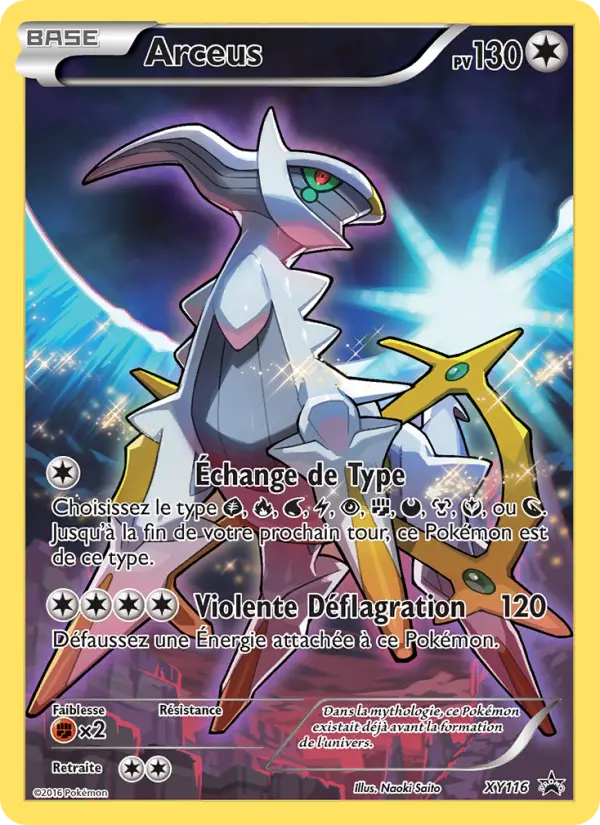 Arceus — carte XY116 de l’extension Promo XY