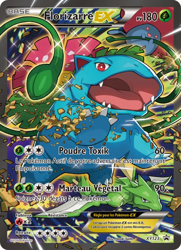 Florizarre EX — carte XY123 de l’extension Promo XY