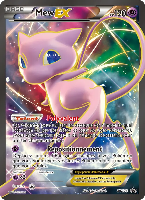 Mew-EX — carte XY126 de l’extension Promo XY