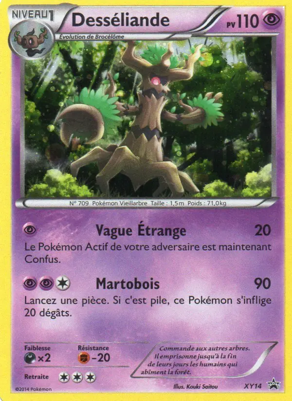 Desséliande — carte XY14 de l’extension Promo XY