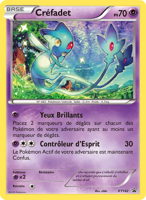 Créfadet — carte XY142 de l’extension Promo XY