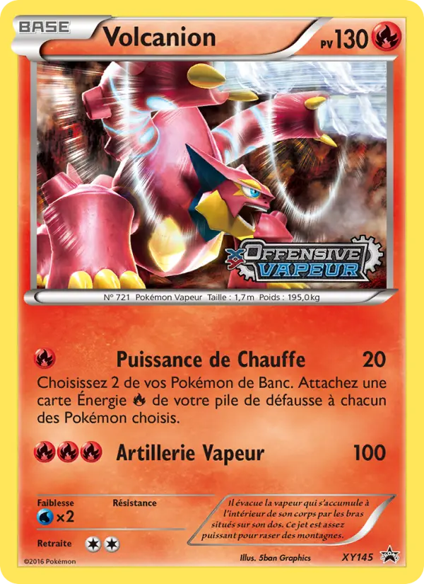 Volcanion — carte XY145 de l’extension Promo XY