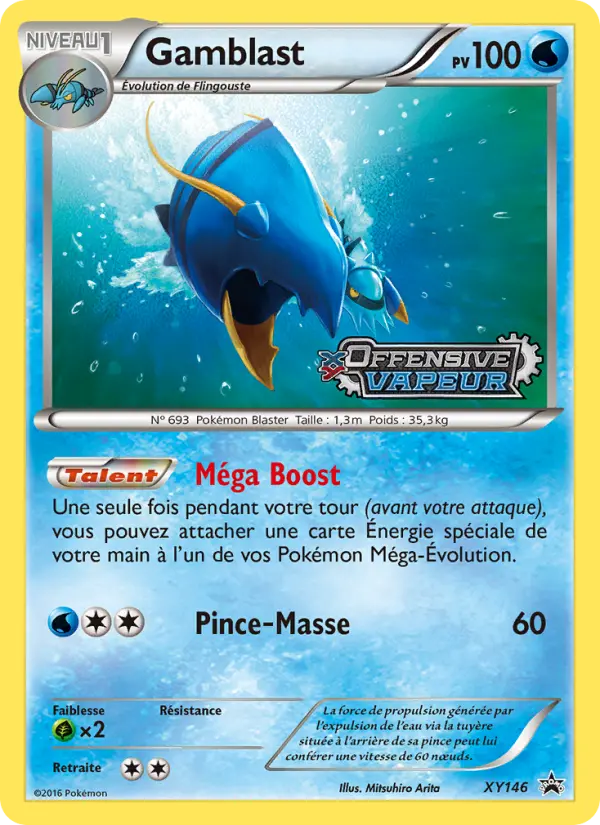 Gamblast — carte XY146 de l’extension Promo XY