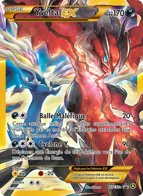 Yveltal-EX — carte XY150a de l’extension Promo XY