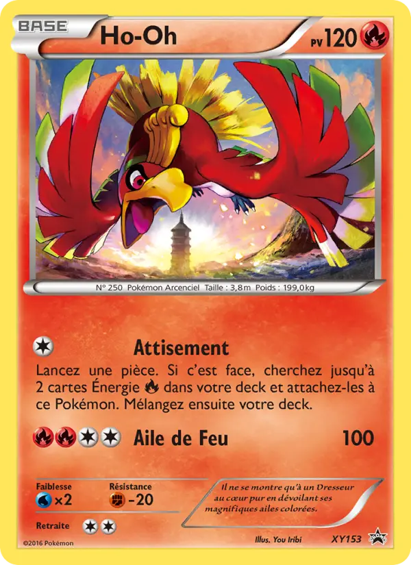 Ho-Oh — carte XY153 de l’extension Promo XY