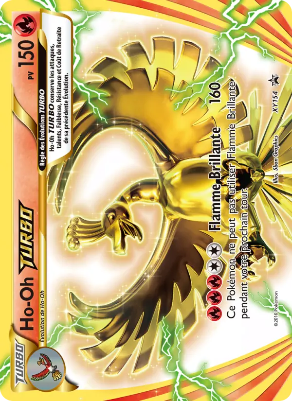 Ho-Oh TURBO — carte XY154 de l’extension Promo XY