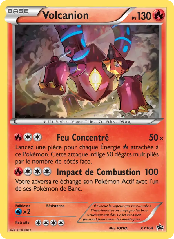 Volcanion — carte XY164 de l’extension Promo XY