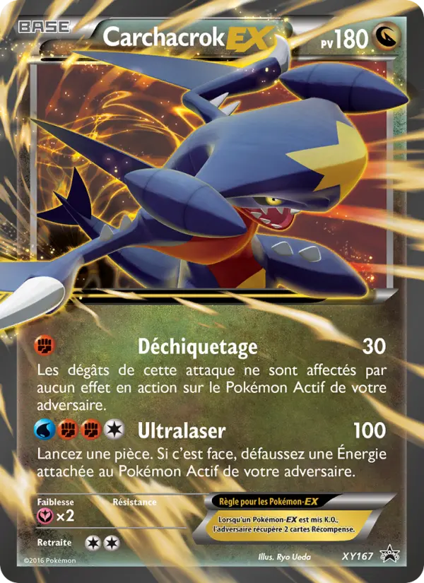 Carchacrok-EX — carte XY167 de l’extension Promo XY