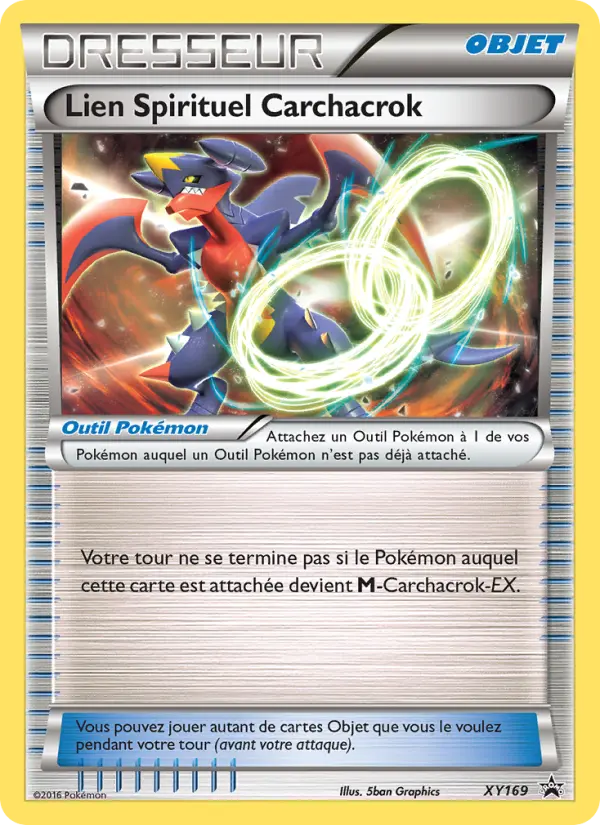 Lien Spirituel Carchacrok — carte XY169 de l’extension Promo XY