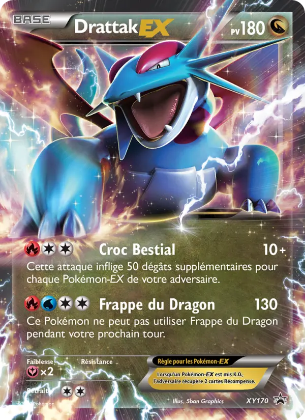 Drattak-EX — carte XY170 de l’extension Promo XY