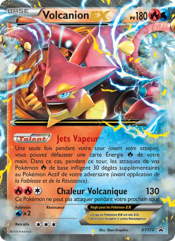 Volcanion-EX — carte XY173 de l’extension Promo XY