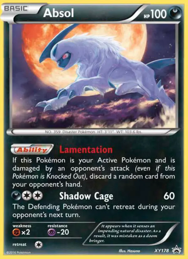 Absol — carte XY178 de l’extension Promo XY