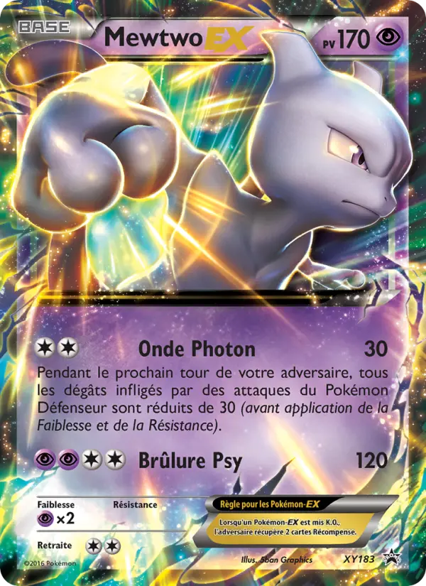 Mewtwo-EX — carte XY183 de l’extension Promo XY