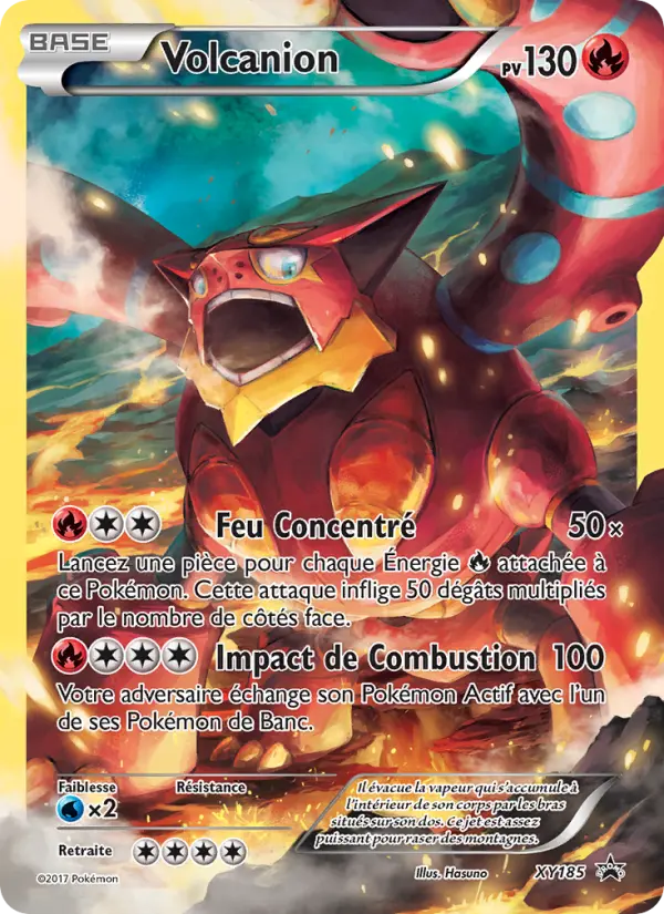 Volcanion — carte XY185 de l’extension Promo XY