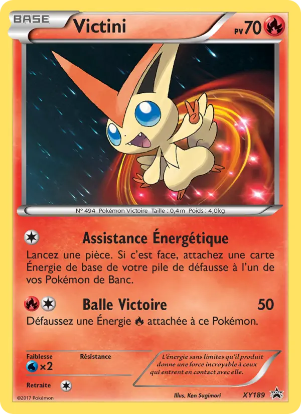 Victini — carte XY189 de l’extension Promo XY