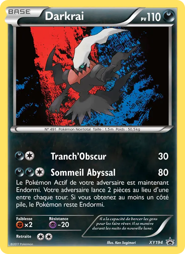 Darkrai — carte XY194 de l’extension Promo XY
