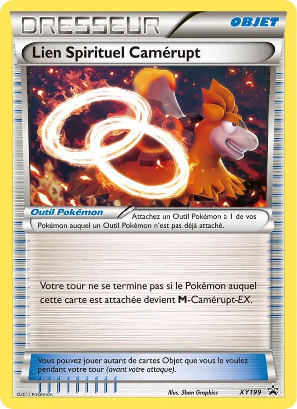 Lien Spirituel Camérupt — carte XY199 de l’extension Promo XY
