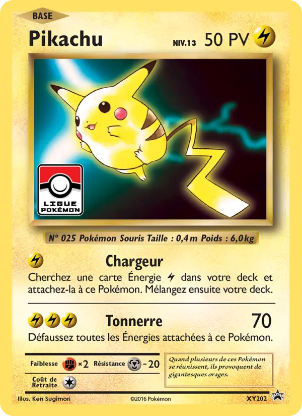 Pikachu — carte XY202 de l’extension Promo XY