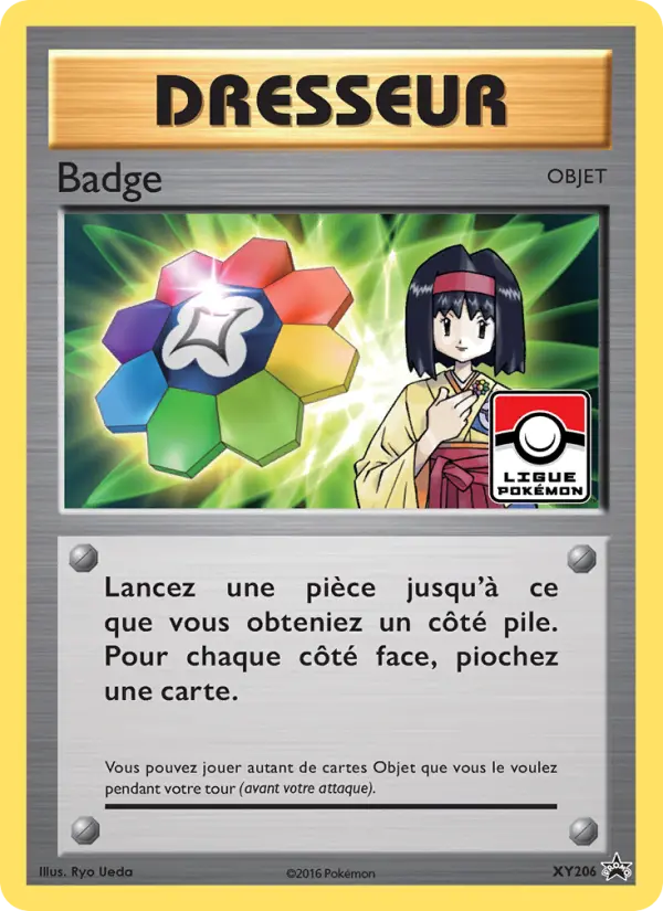 Badge — carte XY206 de l’extension Promo XY