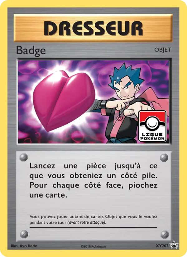 Badge — carte XY207 de l’extension Promo XY