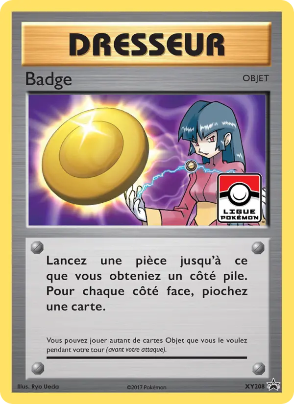 Badge — carte XY208 de l’extension Promo XY