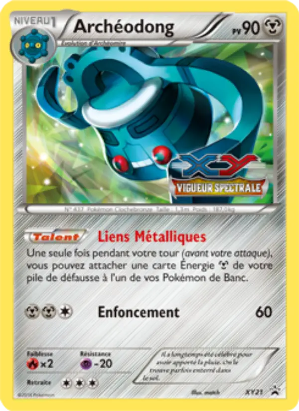 Archéodong — carte XY21 de l’extension Promo XY