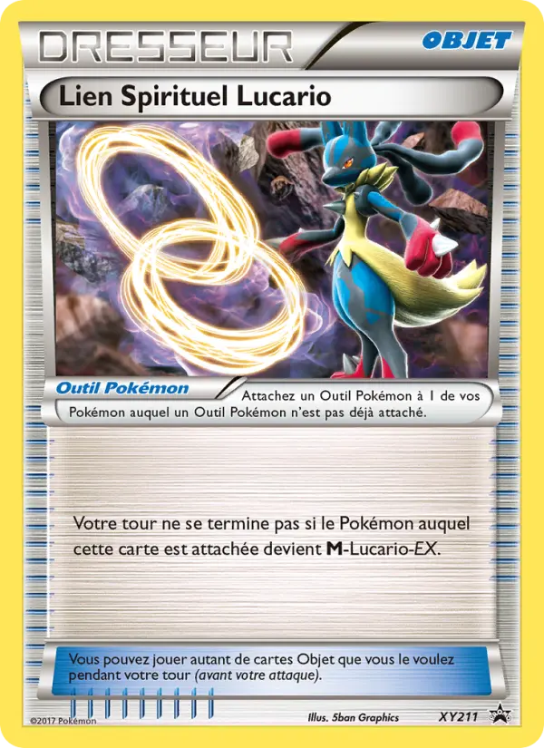 Lien Spirituel Lucario — carte XY211 de l’extension Promo XY